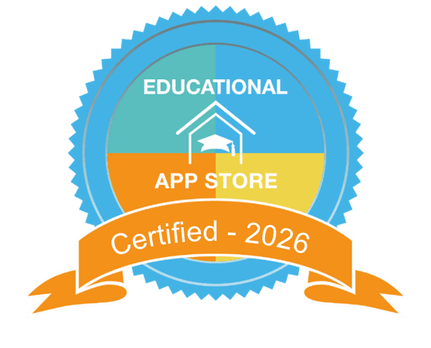 Educational App Store certified badge, 2026