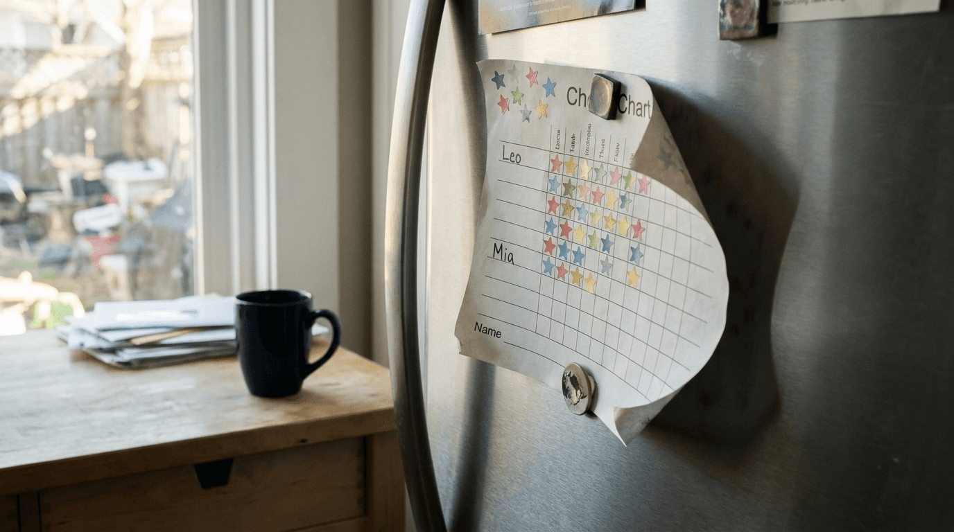 Why Chore Charts Stop Working (and What Actually Does)